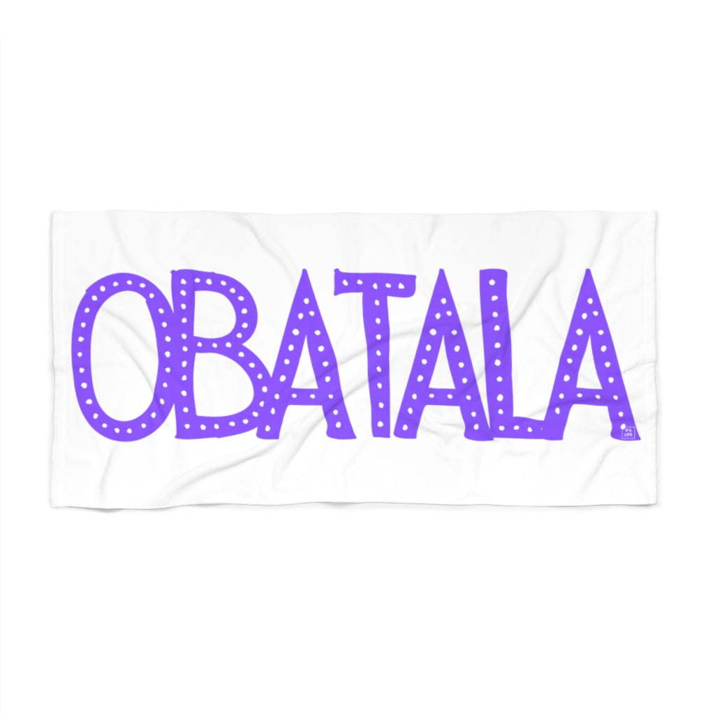 OBATALA Orisha Beach Towel