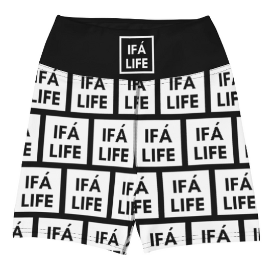 IFA LIFE Box Logo Outline Yoga Shorts