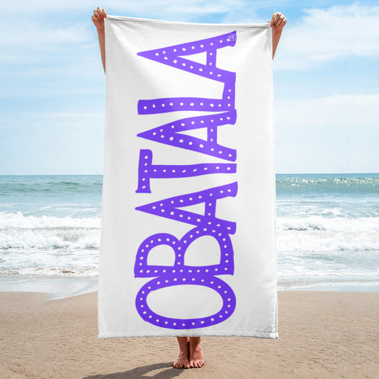 OBATALA Orisha Beach Towel